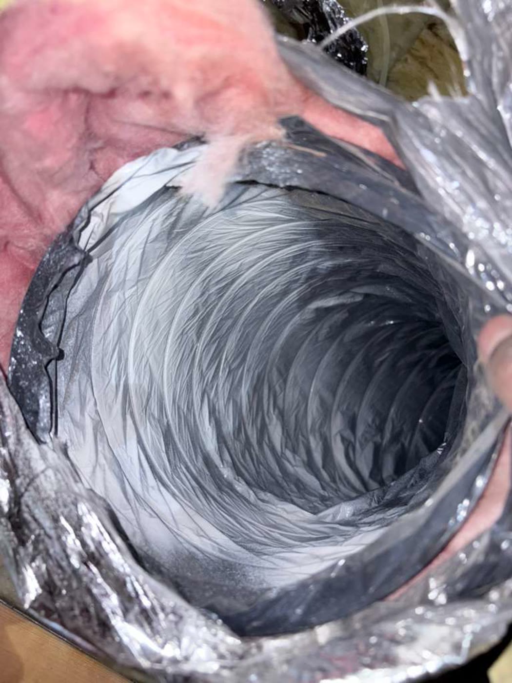 Clean ventilation system after professional service